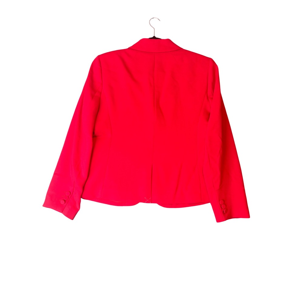 J.Crew Womens Red Two-Button Blazer Jacket CG368 Size 12P Petite New - Picture 9 of 11